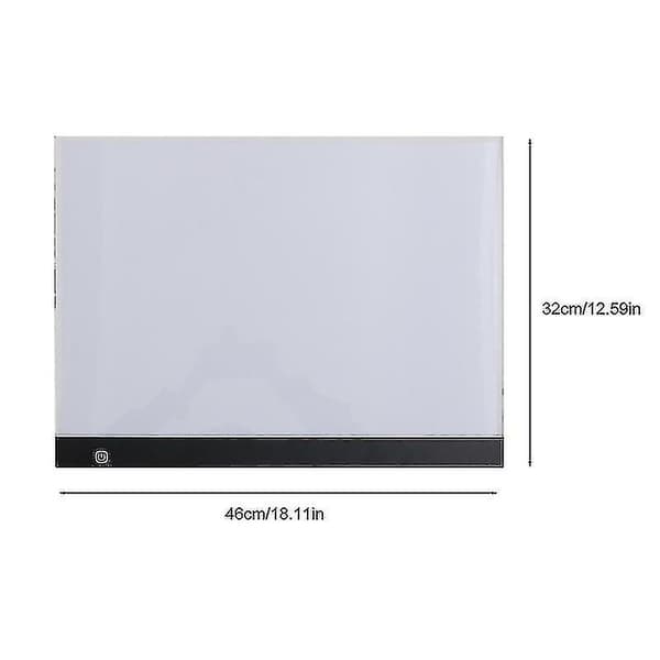 Portable A3 LED Light Box Stencil Board Drawing Board Tracing Animation Board with 3 Adjustable Brightness