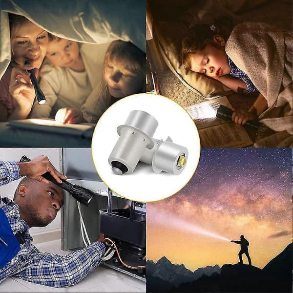 P13.5s LED-taskulampun polttimo, tehokas päivitys-LED-lamppu, vaihtokonversiosarja, 2 kpl