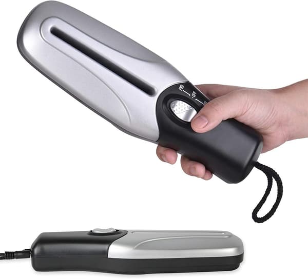 Elektrisk makulator - Bærbar/Kompakt - Papirmakulator - Hurtig skæring - Strømforsyning: Batteri/USB - 26 x 8 CM