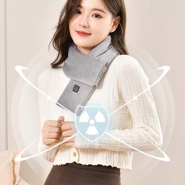 Electric Heating Shawl for Winter 5v 3 Levels Adjustable Temperature Shawl USB Charging Heat Control Neck