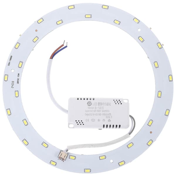15W 220V-240V SMD 5730 30-LED Magnetic Round LED Panel Light LED Ceiling Light (Pure White Light)