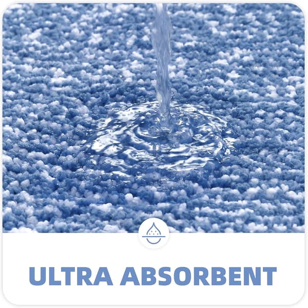 40x60cm sklisikker baderomsmatte, maskinvaskbar absorberende dusjmatte