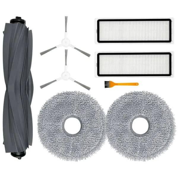 Roller Brush, Side Brush, HEPA Filter, Mop Cloths, Replacement Parts and Accessories for L10 Prime / L10S Pro Robot Vacuum Cleaner