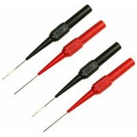 Testsæt, Bilværktøj Multimetertester, Probtest Multimeter, Elektrisk Laboratoriemultimeter Rød og Sort 4 stk