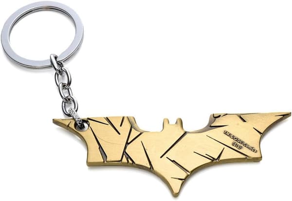 Black Bat Symbol Keychain | Zinc Alloy Bat Mask Keychain