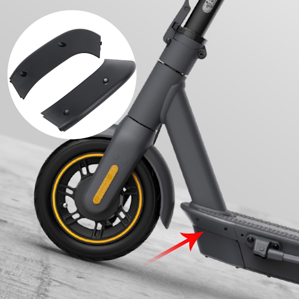 Scooter Base Front AntiCollision Strip Scooter Beskytter Ridsefast til Ninebot MaxG30