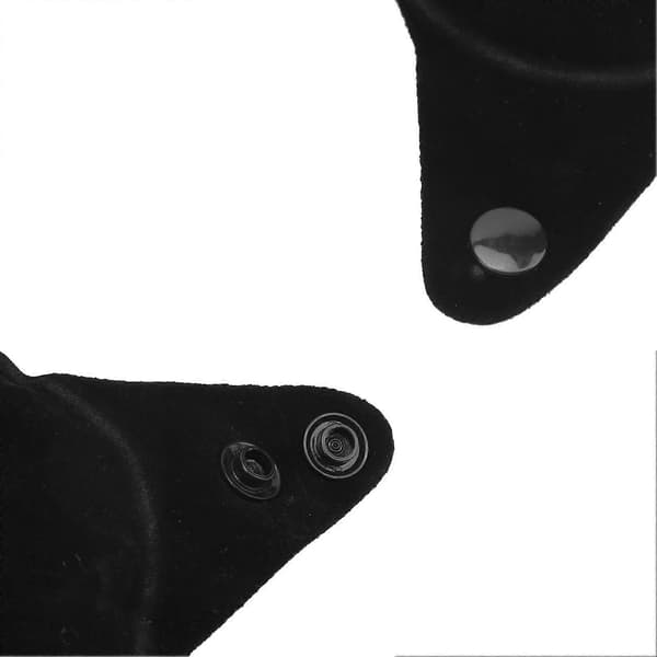U-shaped Pillow, Press to Inflate, Soft Neck Support, Neck Protection for Car, Office, Airplane (Black)