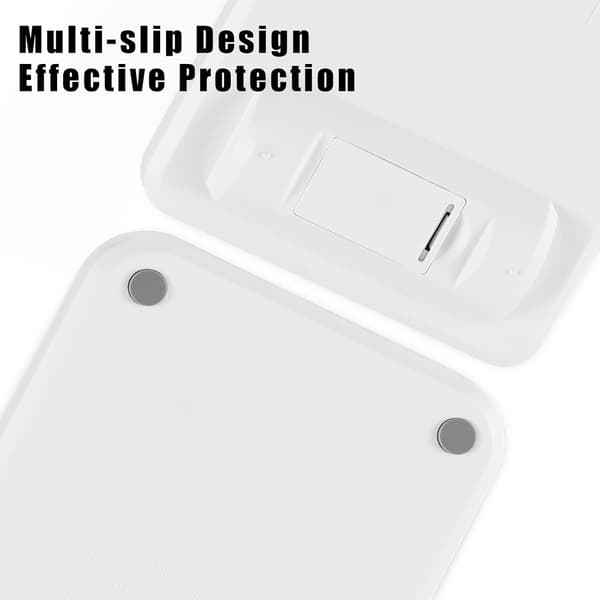 Desktop Calculator for Students, 12-Digit LCD Display, Basic Desktop Calculator for School, Office, and Home White White