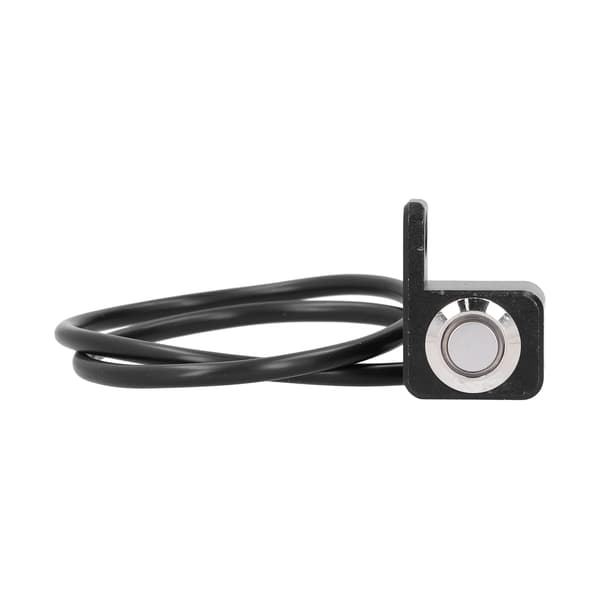 Waterproof Handlebar Switch Headlight Fog Light ON-OFF Button 0.4in Mount with Red Light Reset Lock (Left Side)