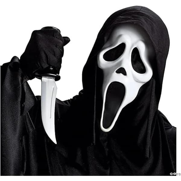 Horror Mask - Halloween Cosplay Scary Funny Ghost Mask - Scream Mask
