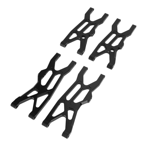 RC Bil Forreste Bageste Hem Arm Aluminiumlegering Nedre Affjedringsarm Erstatning til ARRMA 1/10 Kraton Sort