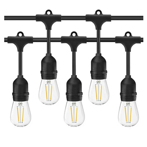 Solcelle LED-lyslenker Utendørs Hagebelysning Bryllup Veranda Terrasse Solcelle Blomsterlamper Varmhvit (fast sokkel) Warm White (fixed socket)