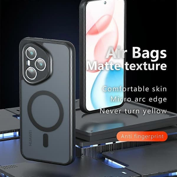 Deksler til Honor 400 Pro 5G (Global) Kompatibel med MagSafe TPU+PC Matt Telefonbeskyttelse