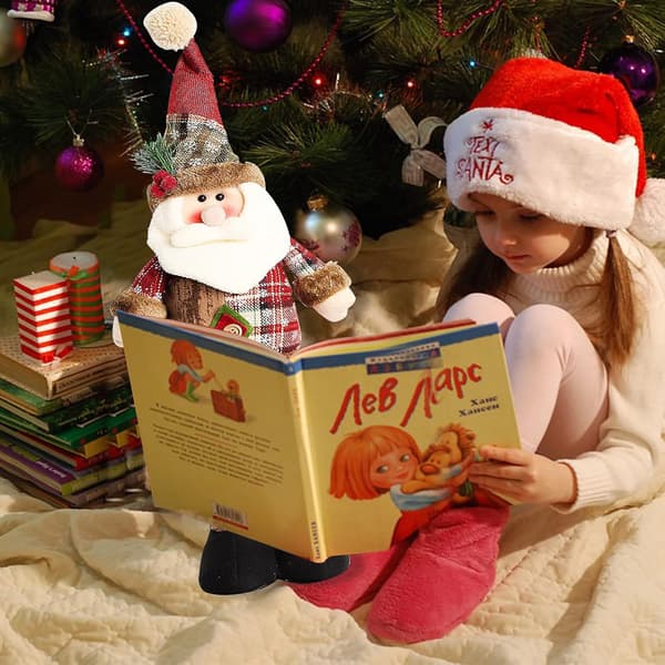 Christmas Plush Toy, Adjustable Handmade Christmas Decoration Chr