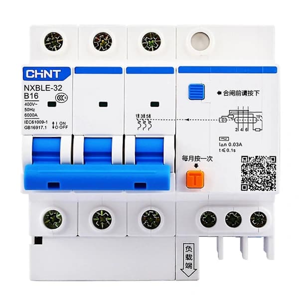 Chint Nxble-32 3p 300ma 6ka B6 Vikavirtasuojakytkin