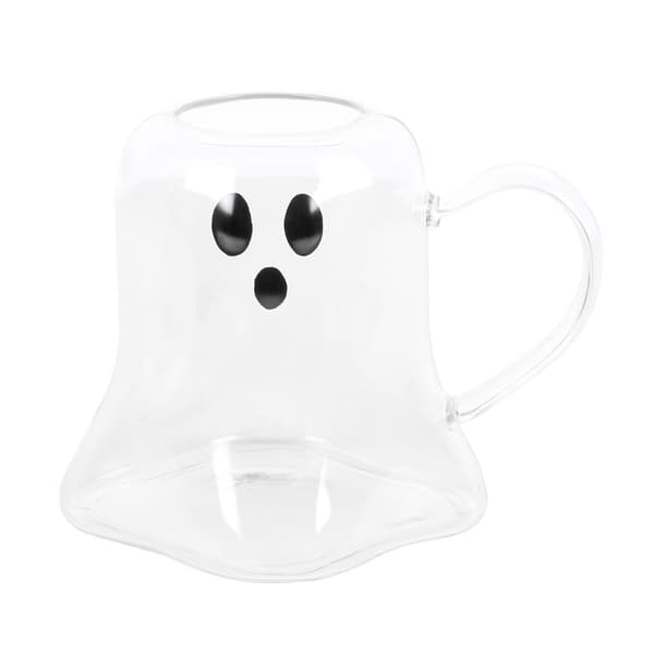 Something Different Ghost Glasskrus Én Størrelse Klar Gjennomsiktig Clear One Size