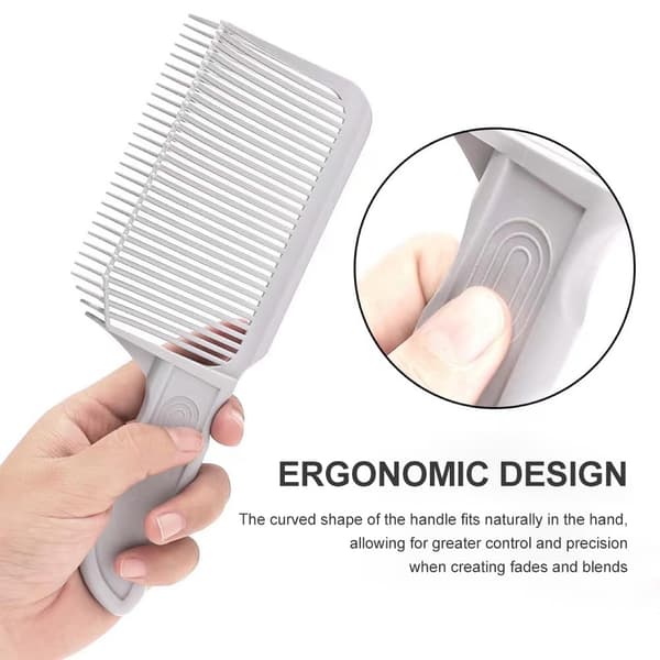 2-pack Professional Curved Barber Combs for Fading and Hair Trimming - Combs
