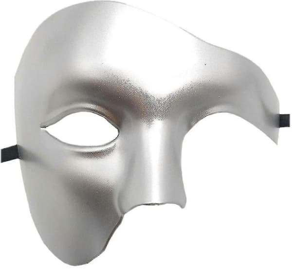 Maskerade Maske Vintage Phantom of the Opera Enøjet Halvansigtskostume