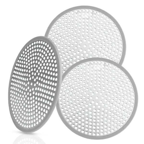 3-delt brusehårfangfilter til bruser og badekar, 118 mm (465 \") bruseafløb, anti-hårfilter til badekar