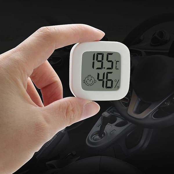 Digitalt termometer hygrometer innendørs rommåler sensor værstasjon