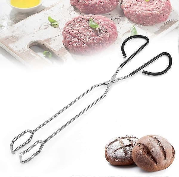 Ekstra lang saksetang 41 cm rustfritt stål grilltang