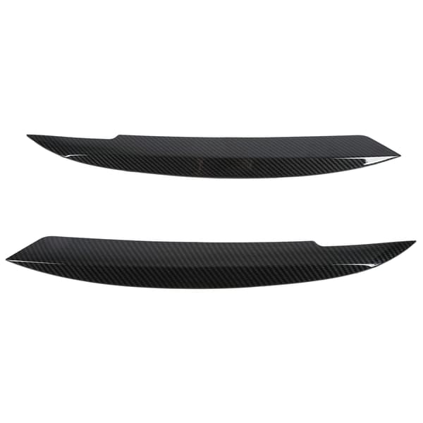 2pcs Car Headlight Eyebrow Carbon Fiber Style Left Right Replacement for MK6 Sagitar NCS 2010-2018