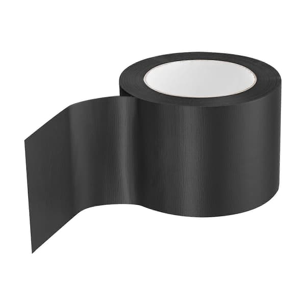 Bogbindertape, 10 meter stofbogreparationstape, til god reparation, bogbinding, gulvmarkering (sort, 7,6 cm) [DB]