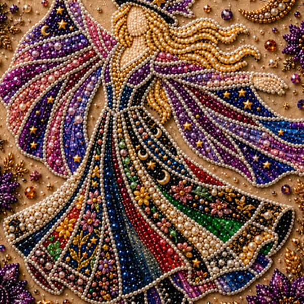 rhinestone art Diy perler-ædelsten-håndlavet dekoration -