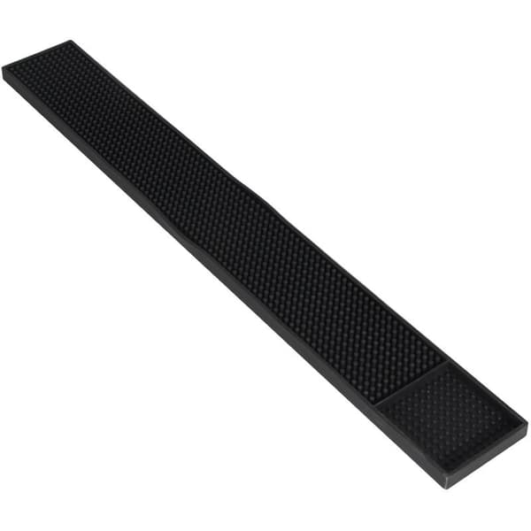 2 stk svart gummibarmatte, sklisikker barserveringsmatte sklisikker matte