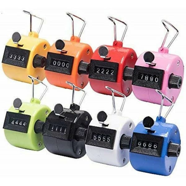 8-piece Manual Counter Clicker Counter - Mechanical Counter Without Battery