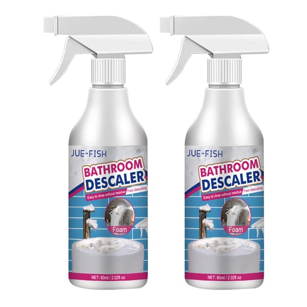 Multifunctional Cleaner for Stubborn Stains Powerful Lasting Effect Descaler for Bathroom Kitchen 2pcs 2pcs