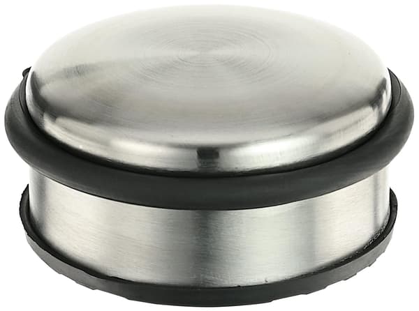 TL74052 Dørstop i rustfrit stål, 10 cm diameter x 4 cm højde, 1