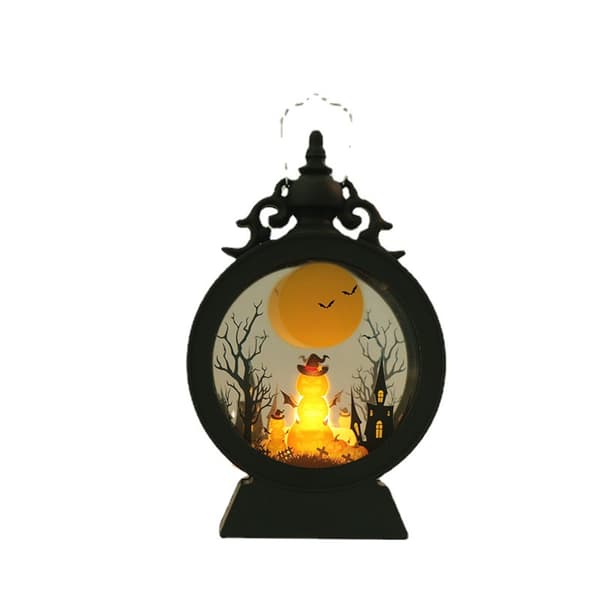 1-pakke Halloween-dekorasjoner Vindlampe Pynt LED Elektronisk Lys