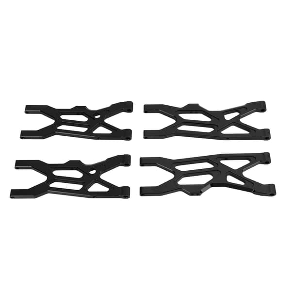 RC Bil Forreste Bageste Hem Arm Aluminiumlegering Nedre Affjedringsarm Erstatning til ARRMA 1/10 Kraton Sort