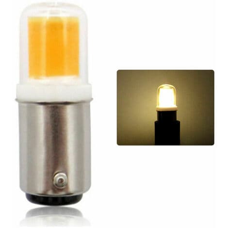 2 stk LED-lamper AC220V 5W erstatning for halogenlampe for taklampe, varmhvit + kaldhvit