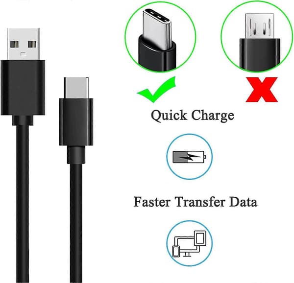 2025 Latest Model Solar Samsung TV Remote Control Charger Cord, Replacement Samsung