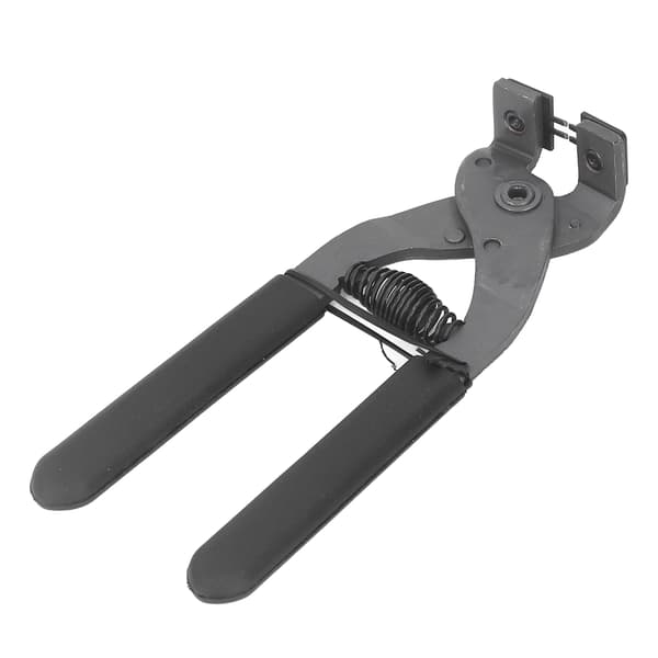 Leather Silent Pliers 4mm 2 Teeth Leather Pliers Rhombus Awl Non-slip Silent Sewing Chisel Leather Punch Tool