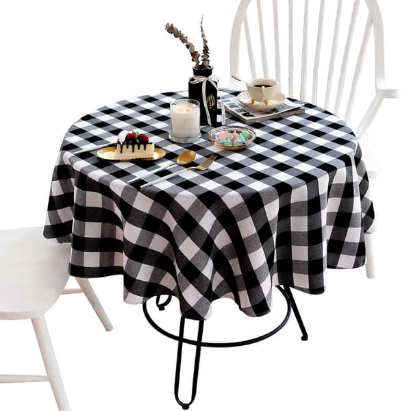 Round Tablecloth Party Wedding Tablecloth for Dining Room Kitchen 2024 New Red 100cm 100cm Red