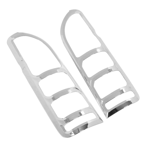 2pcs Tail Light Cover ABS Chrome Glossy Stylish Tail Lamp Frame Replacement for HIACE H200 2005-2014