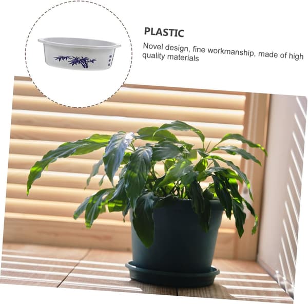 10 stk. hydroponiske urtepotter af plast ca. 18 cm x 6 cm vandreserverende til vandplanter altanhavekontor -