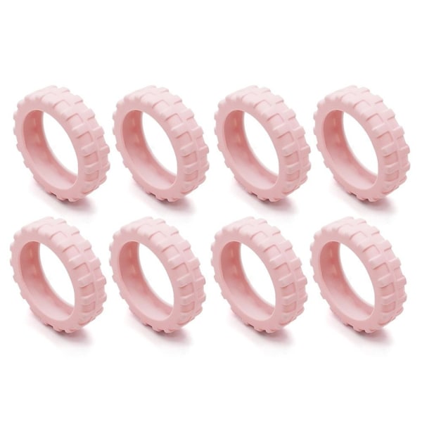 8 kpl/setti Matkatavarapyörän pyörät Kengät Matkalaukun pyöränsuojukset Harmaa Gray 8Pcs-8Pcs