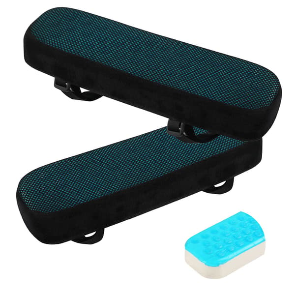 Chair Armrest Pads, 2 Pcs Office Chair Armrest Covers (Black).