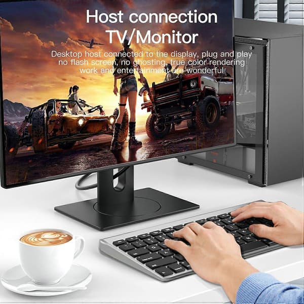 MINDPURE VG002 2m VGA 3+6 1080P HD-videokabel til bærbare computere, skærme, projektorer