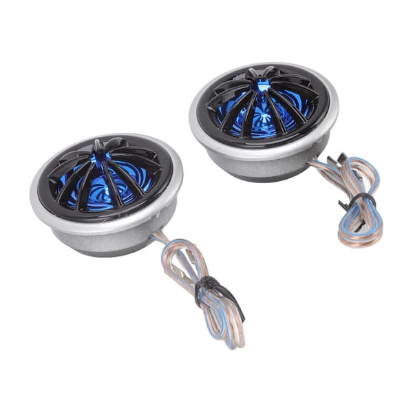 Car Tweeter 150W Adhesive Black Sharp Treble Dome Tweeter for All Car Audio Systems 2pcs