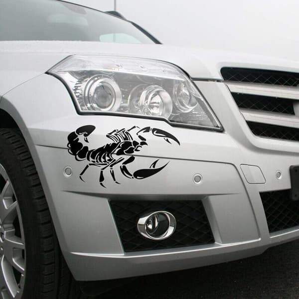 Car Decals Vinyl Decal Car Decals Car Sticker 3D Scorpion Pattern Cool Car Decal Paste Decoration Ornament