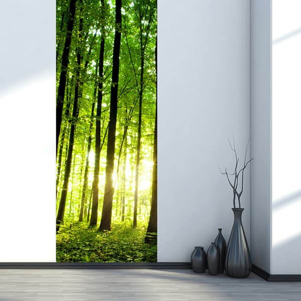 77x200cm Dørklistremerke Trompe l'oeil Effekt 3D Tapet (Stil 3)