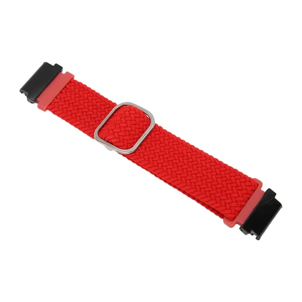 Woven Nylon Adjustable Watch Strap for Garmin Fenix 7S 6S 5S Red