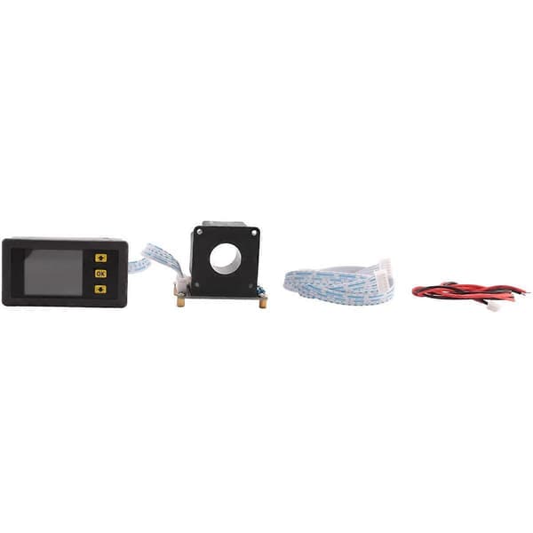 DC 90V 500A Digital Voltmeter Amperemeter Spenning Strøm KWh Wattmåler 12V 24V 48V 72V Batterikapasitet Strømovervåking