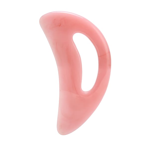 Full Body Resin Gua Sha Plate, Scraping Massage Board for Home Use, Pink L