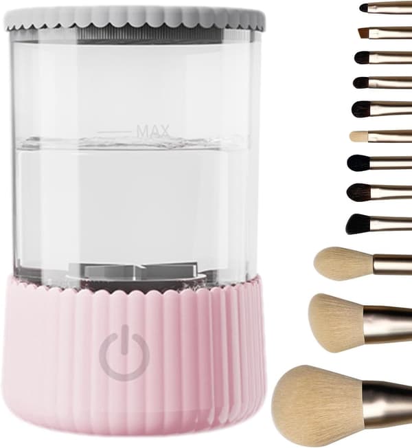 Automatisk makeupbørsterenser, hurtig rengøringsmaskine til makeupbørster